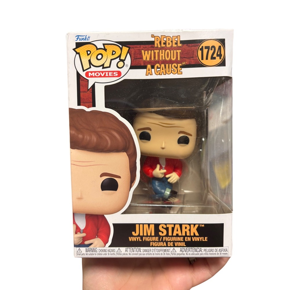 Funko Pop Movies Rebel Without a Cause Jim Stark‎ 1724 Vinyl Figure James Dean